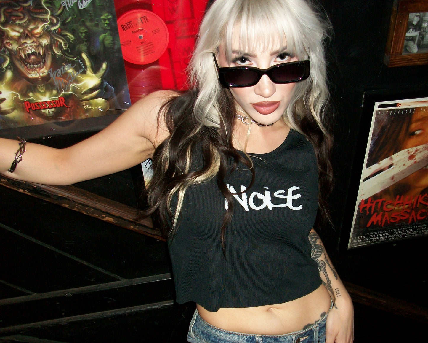 Noise Rib Tank Top