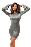 The Illusion Dress In Silver