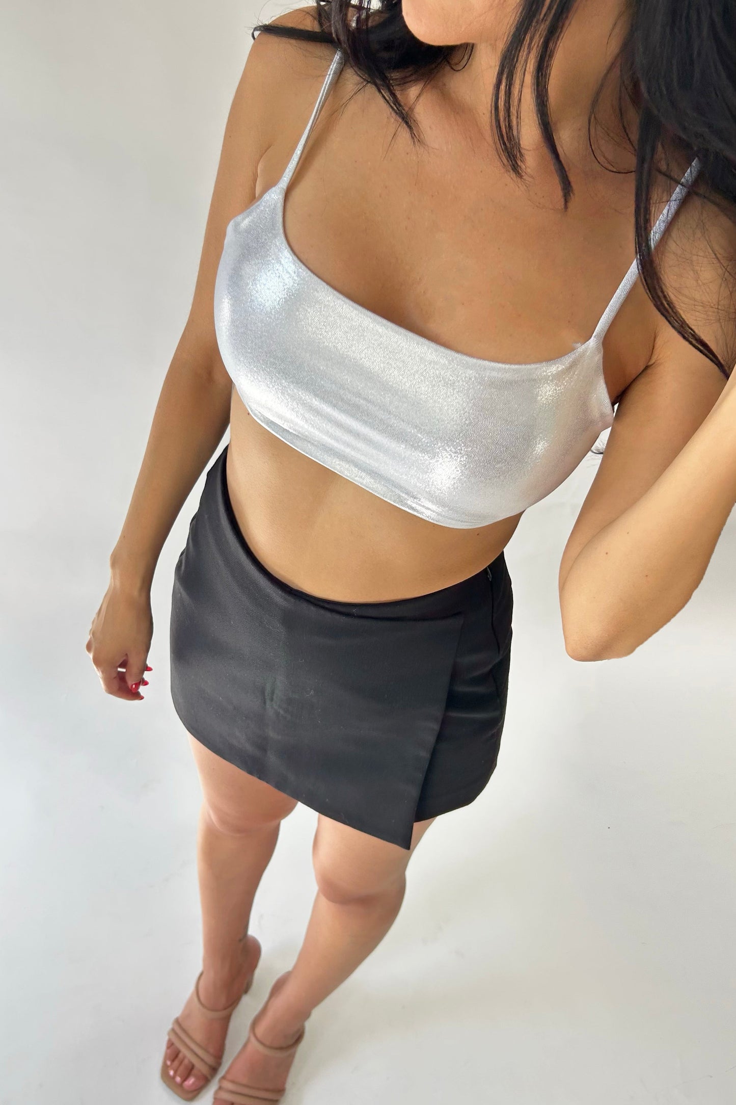 The Stardust Bralette in Silver