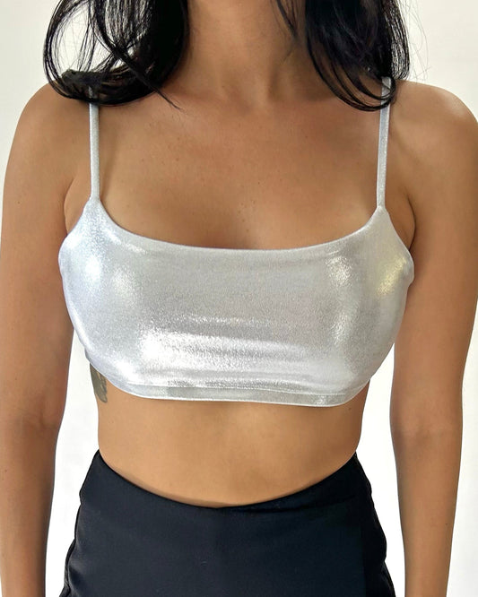 The Stardust Bralette in Silver