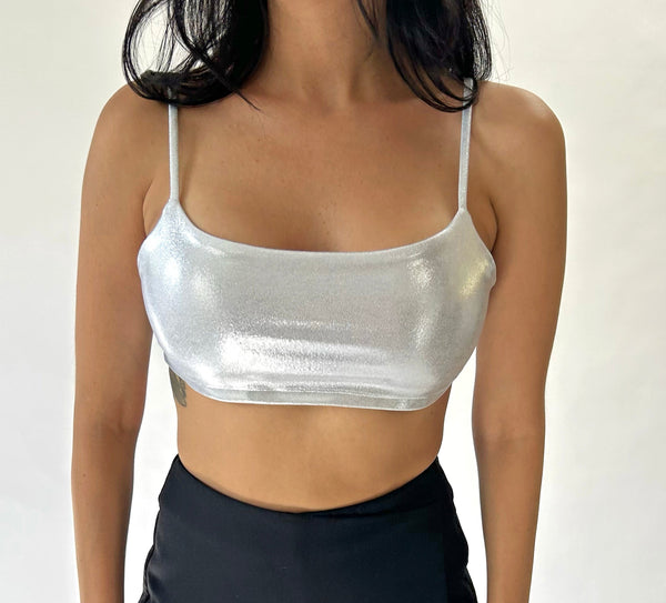 The Stardust Bralette in Silver
