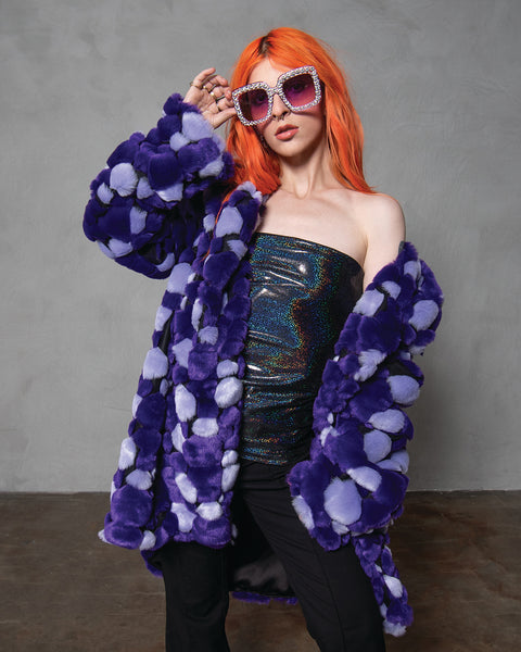 The Fuzzy Purple Coat