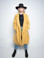 The Brooklyn Coat in Mustard