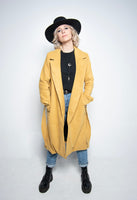 The Brooklyn Coat in Mustard