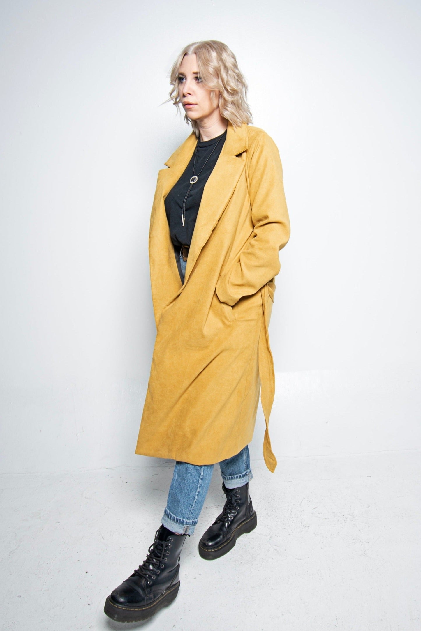 The Brooklyn Coat in Mustard