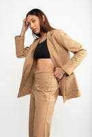 The London Blazer In Tan