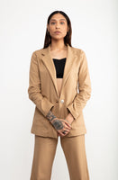 The London Blazer In Tan