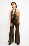 The Disco Jumpsuit In Gold