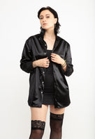 The Glamour Button-Up Shirt In Black