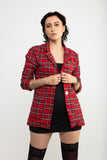 The London Blazer In Red Tartan