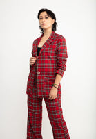 The London Blazer In Red Tartan