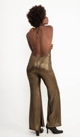 The Disco Jumpsuit In Gold