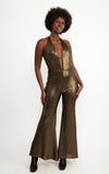 The Disco Jumpsuit In Gold