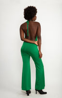 The Disco Jumpsuit In Emerald Green