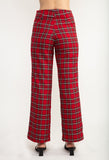 The London Pant In Red Tartan