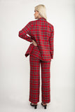 The London Blazer In Red Tartan