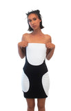 The Abstract Dress In Black/White