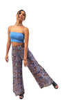 The Bianca Pant in Ocean Wave Blue