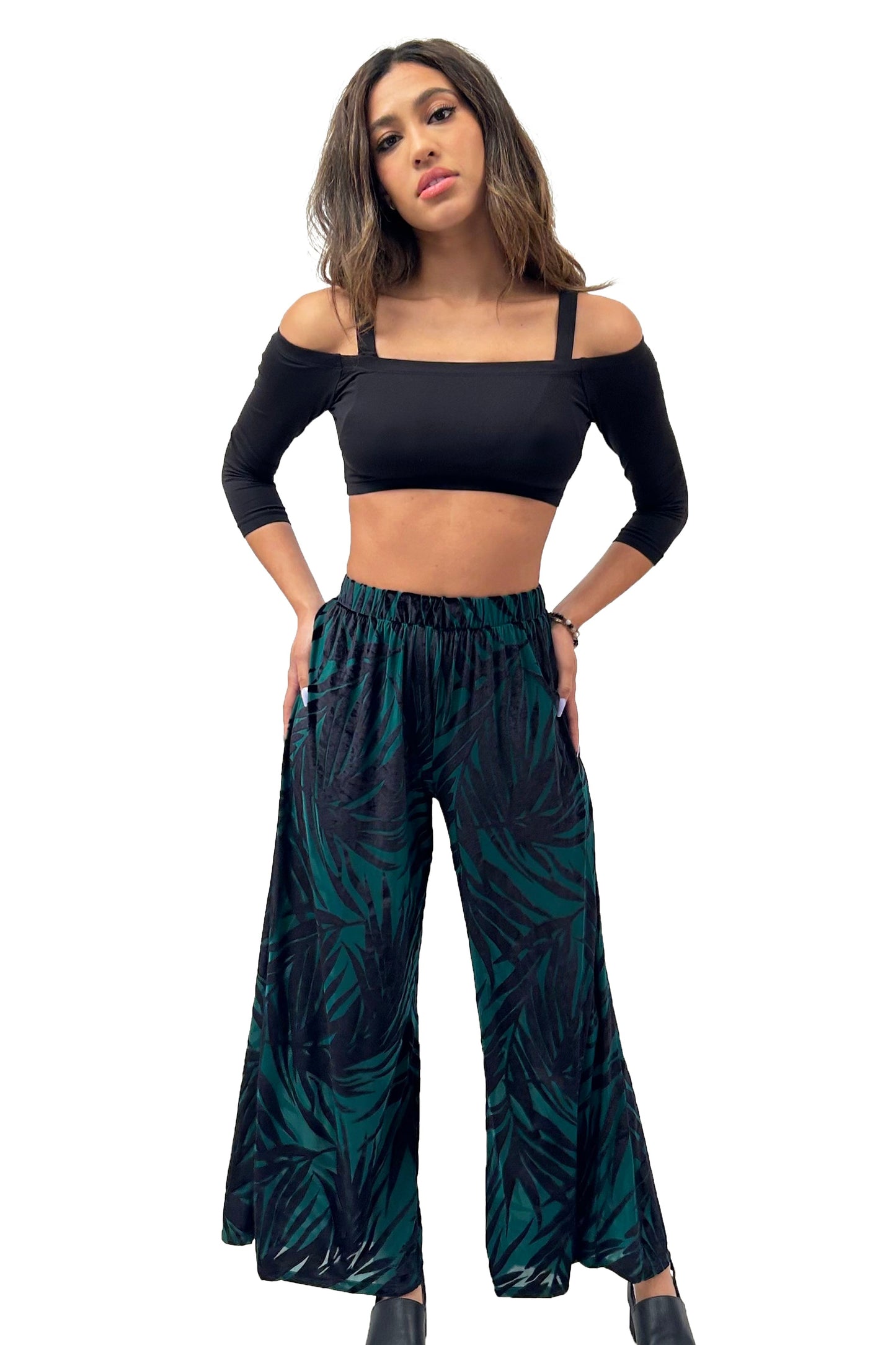 The Bianca Pant In Jungle Green